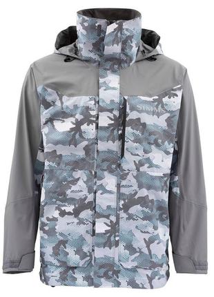 Куртка simms challenger jacket hex flo camo grey blue xxl (129...3 фото