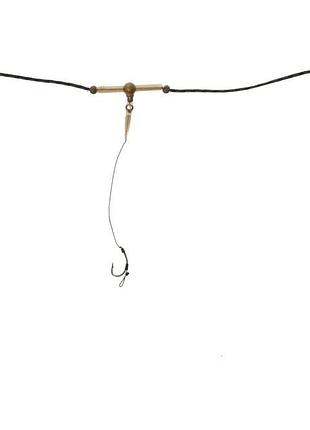 Оснащення просто снасті "снасть пружина на лідкорі" 2 гачка №6...