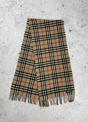 Burberry vintage nova is cashmere scarf шарф оригинал2 фото