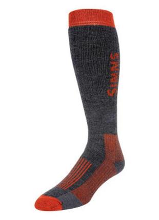 Носки simms merino midweight otc sock carbon l (13142-003-40)