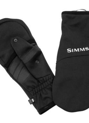 Перчатки simms freestone foldover mitt black xxl (13110-001-60)