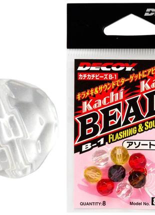 Бусинка decoy b-1 kachi-kachi beads s (9 шт./пач. ц.: прозорий
