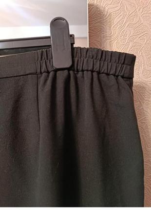 Черные брюки большого размера.7 фото