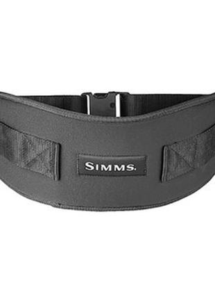 Пояс simms back saver wading belt black one size (asb9000)