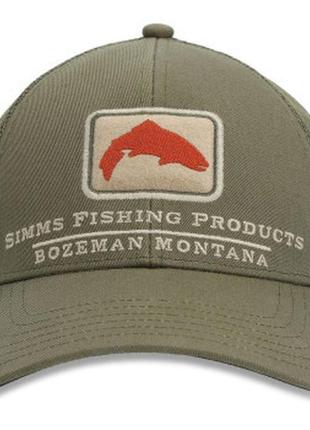 Кепка simms trout icon trucker riffle green (12226-1150-00)