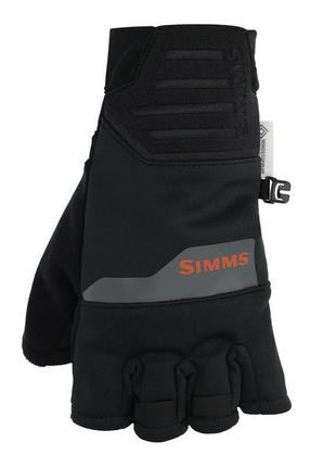 Перчатки simms windstopper half finger glove black m (13795-00...