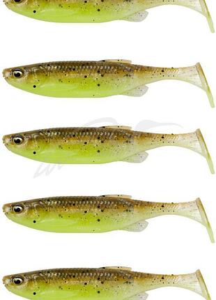 Силікон savage gear fat minnow t-tail 75 mm 5.0g green pearl y...