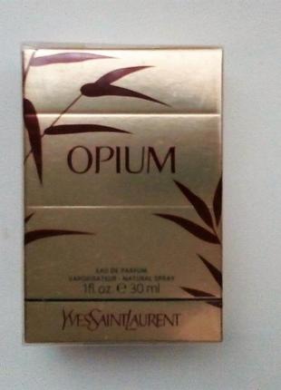 Opium ysl eau de parfum 30ml — 100% оригінал