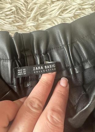 Шорти zara еко шкіра 46-48