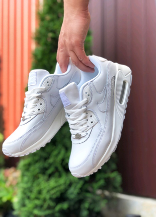 9806 nike air max 90 білі4 фото