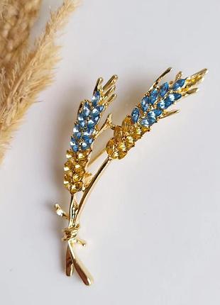 Брошка колосок