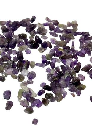 Камни декоративные 30 гр фиолетовые аметист для эпоксидной смолы