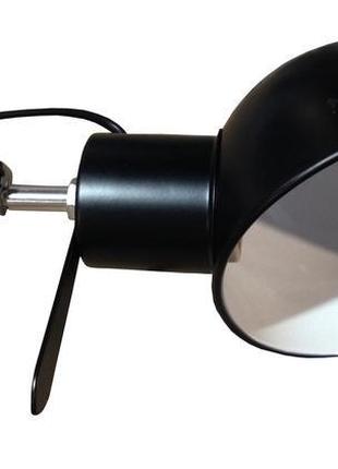 Настільна лампа colombo чорна е27 (метал) lumano3 фото