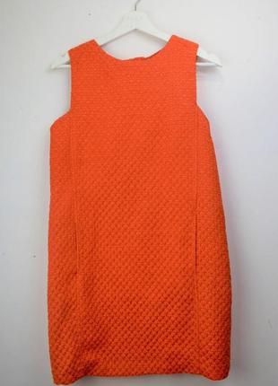 Оранжевое мини-платье 5