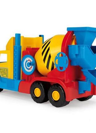 Іграшкова машинка бетонозмішувач маленька серії super truck wa...