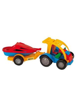 Іграшкова машинка авто багі з причепом (39227) wader