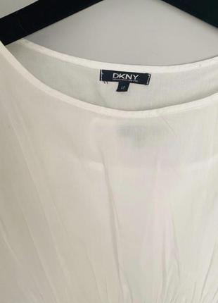 Белое платье туника  dkny 3