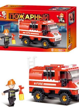 Конструктор sluban m38-0276 (72 шт.) пожежна машина, фігурка, ...