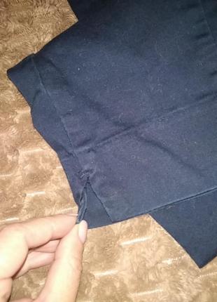 Темно-синие классические брюки скинни с карманами от mango3 фото