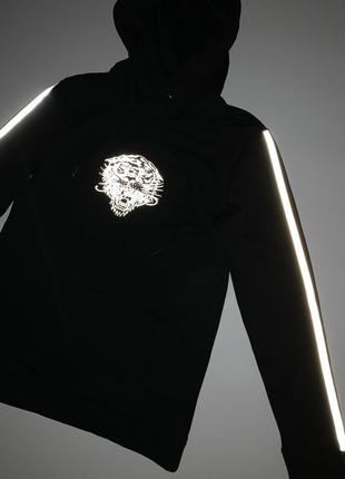 Мужское худи ed hardy tiger reflective3 фото