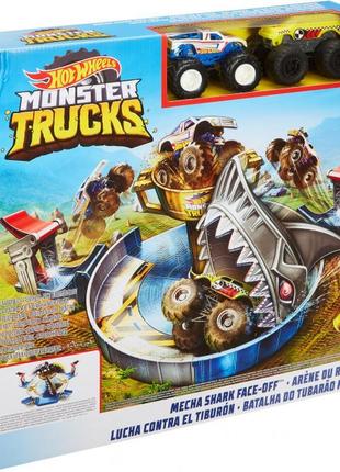 Набір «небезпечне протистояння» серії «monster trucks» hot wheels