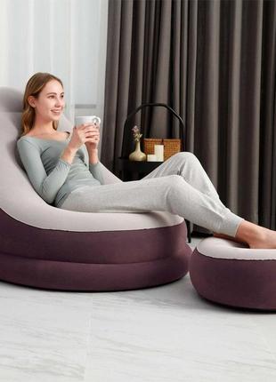 Надувне крісло bestway 75053 comfort cruiser inflate-a-chair 1...5 фото