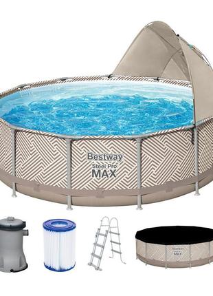 Каркасний басейн bestway 561fy steel pro max™ з фільтр-насосом...