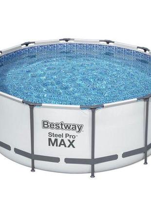 14471 bestway надувний басейн 366 х 122 см steel pro max (5642...