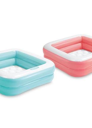 Дитячий надувний басейн-пісочниця intex 57100 (2 кольори)