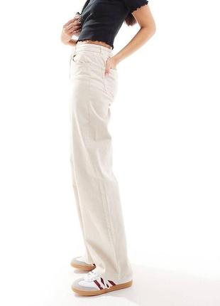 Кружевные базовые широкие джинсы tally weijl6 фото