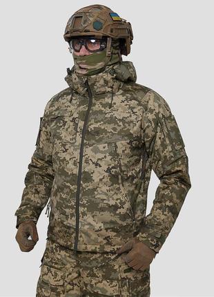 Зимова тактична куртка uatac pixel rip-stop climashield apex s
