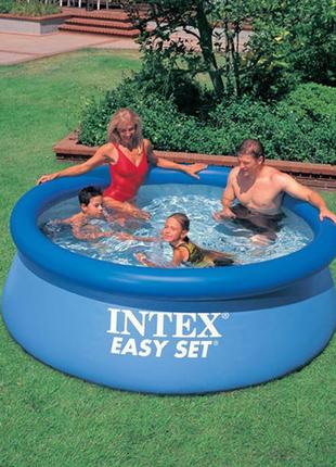 Наливна (сімейний) басейн intex easy set pool, 244х76 см (2811...