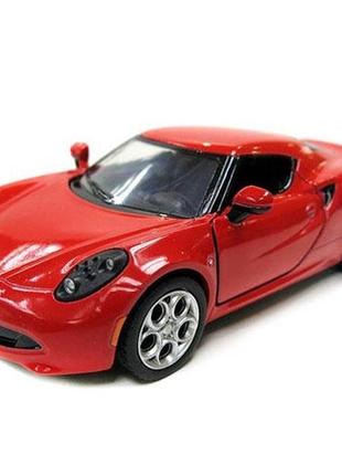 Машинка kinsmart (kt5366w) alfa romeo 4c