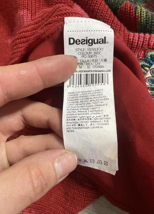 Оригинальная кофта джемпер пуловер бренда desigual, m5 фото