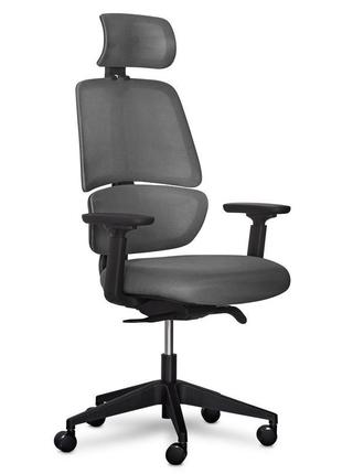 Mealux крісло mealux leo air plus dark grey (арт.y-546 kbg)