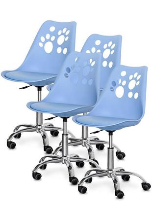 Evo-кids комплект (4 шт.) дитяче крісло evo-kids indigo blue (...