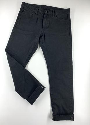 Чоловічі джинси uniqlo selvedge slim stretch jeans2 фото