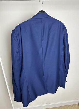 Яркий синий мужской пиджак7 фото