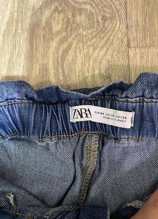 Женские синие штаны zara3 фото