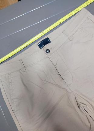 Шорты мужские базовые прямые широкие легкие бежевые asos design man, размер xl6 фото