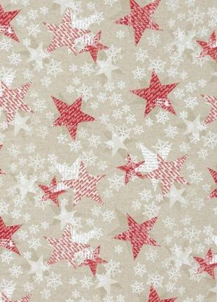Новорічна скатертину time textile christmas star 100х160 см2 фото
