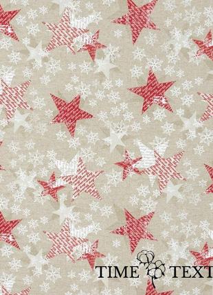 Набор новогодних салфеток time textile christmas star 30х30 см (10 шт)3 фото