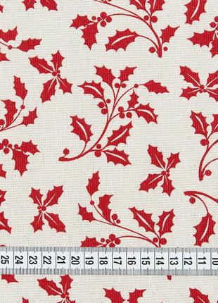 Новорічна скатертина time textile diamir red3 фото