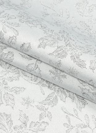 Новорічна декоративна подушка time textile garland silver2 фото