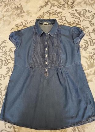 Блуза джинсова.