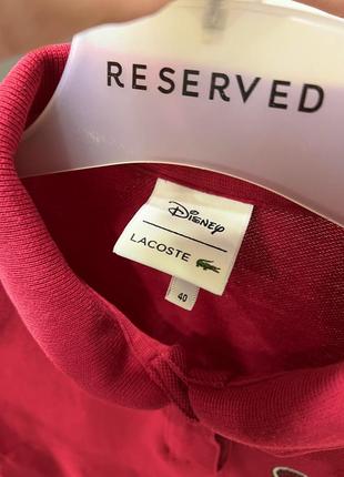 Lacoste x disney polo5 фото