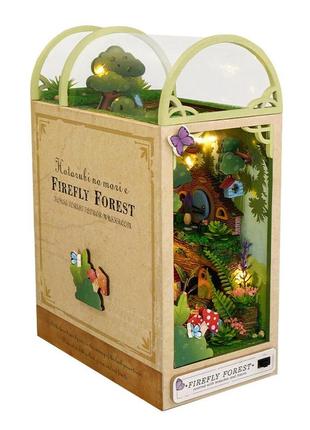 Бук нук волшебный лес книжный уголок румбокс diy firefly forest book nook tc-359 фото