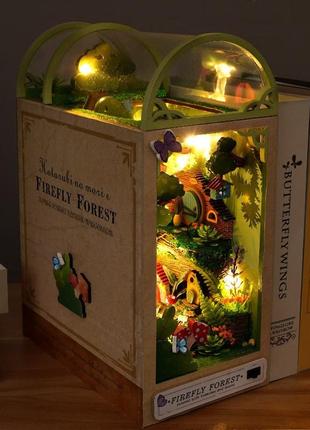 Бук нук волшебный лес книжный уголок румбокс diy firefly forest book nook tc-35
