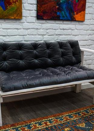 Подушка для садовой мебели time textile velours steel1 фото