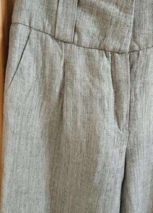 Широкие брюки с высокой посадкой mango 🥭 p.38/m8 фото